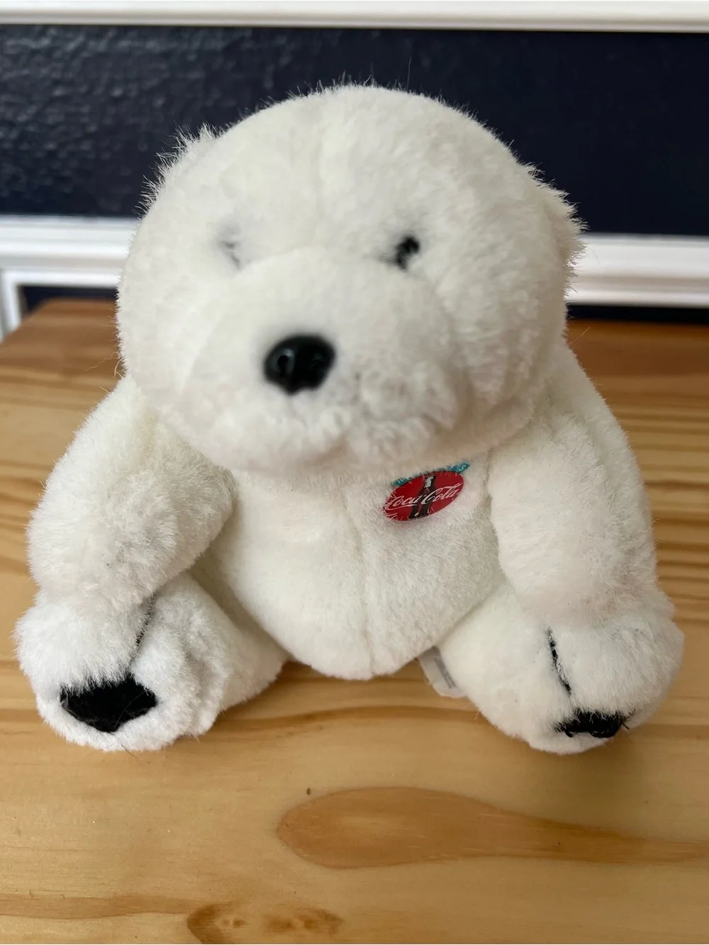 Coca Cola Polar Bears Stuffed Animals Lot of 8 Vintage